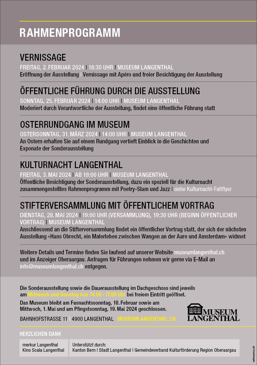 Flyer zur Sonderausstellung